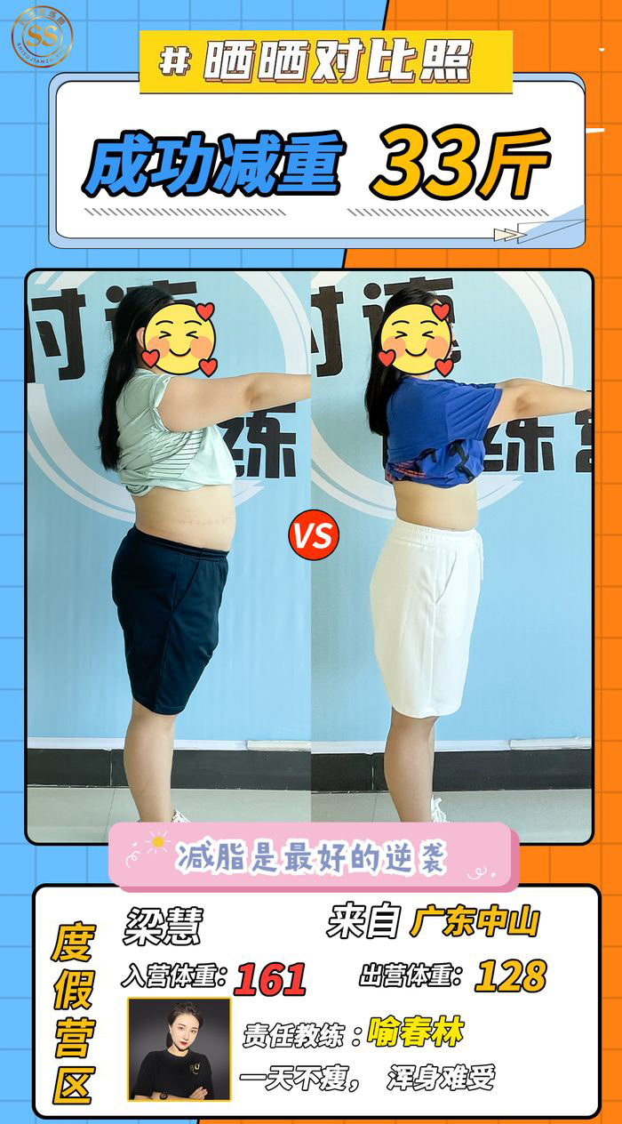 130-180斤学员对比照 10