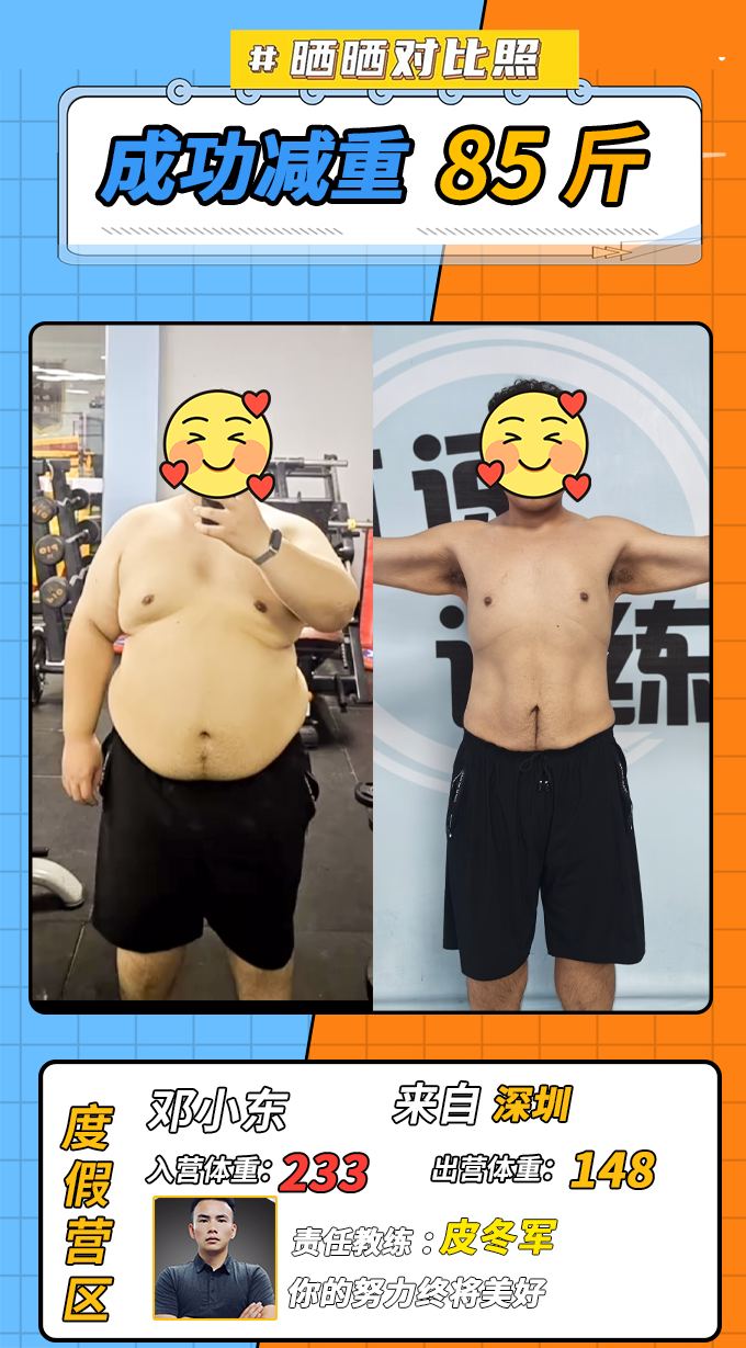 200-300斤学员对比照 15